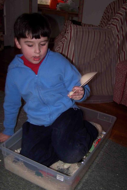 William in the rice and beans box