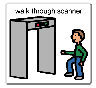 walk through scanner